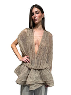 VICOLO - TOP PLISSE'  IN PIZZO ART. TAC0206