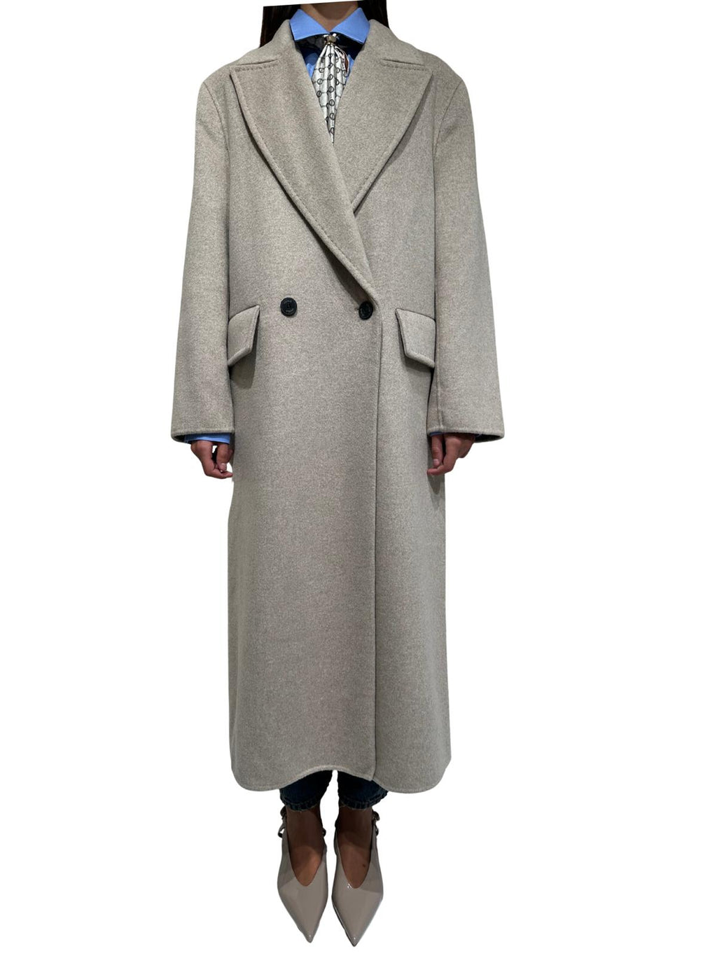 TAC0092 CAPPOTTO DOPPIOPETTO OVER LUNGO VICOLO