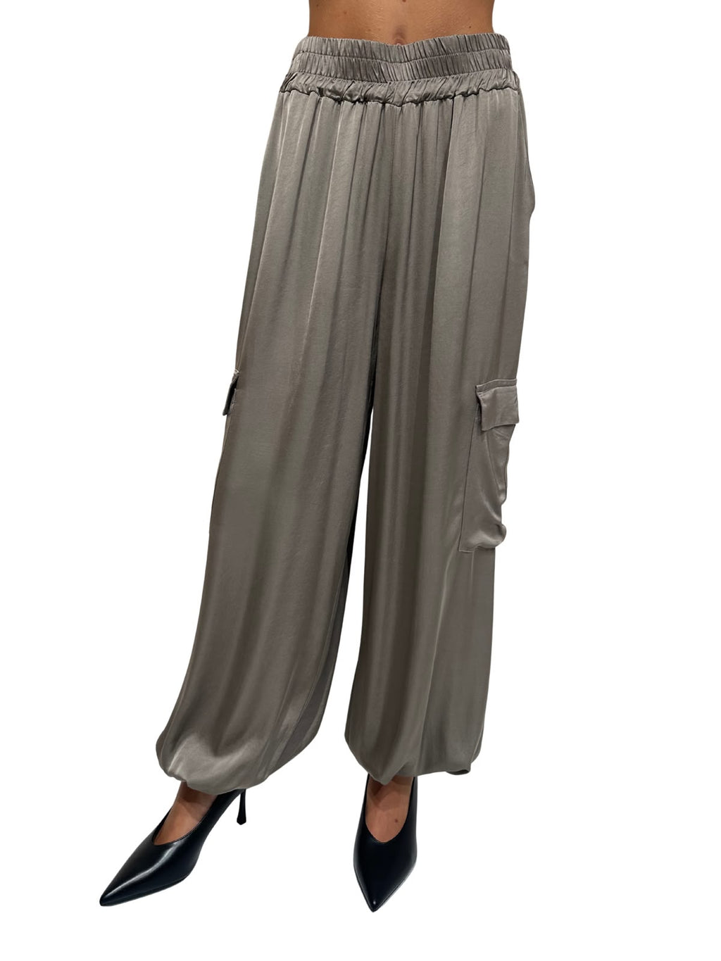 535310753 PANTALONE BALLOON SATIN ZAHJR