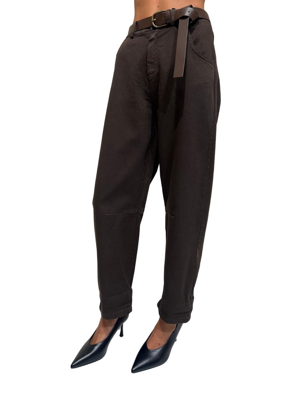 535310622 PANTALONE BALLOON PIEGA ZAHJR