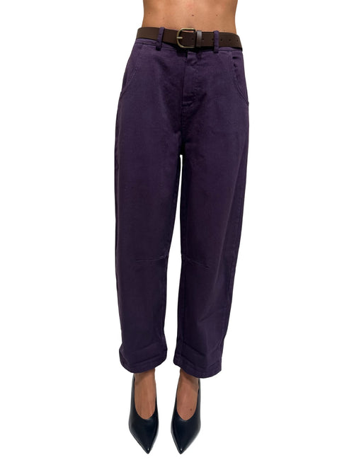 535310622 PANTALONE BALLOON PIEGA ZAHJR