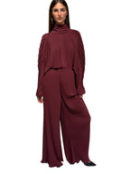 SLPA035 PANTALONE PLISSETTATO SILENCE