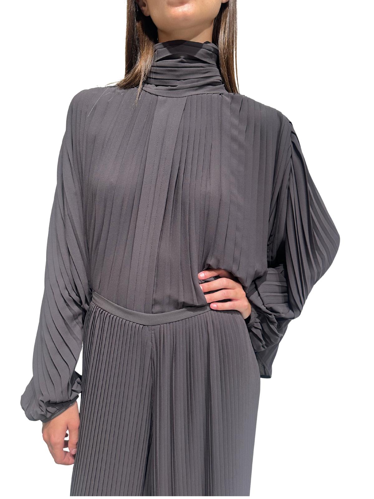 CA7057 PLEATED BLOUSE SILENCE