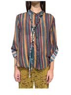 HAVEONE - CAMICIA RIGATA CON COLLANA ART.CVS-R068