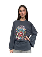 VICOLO - T-SHIRT MANICA LUNGA LABBRA ART. RAC0260