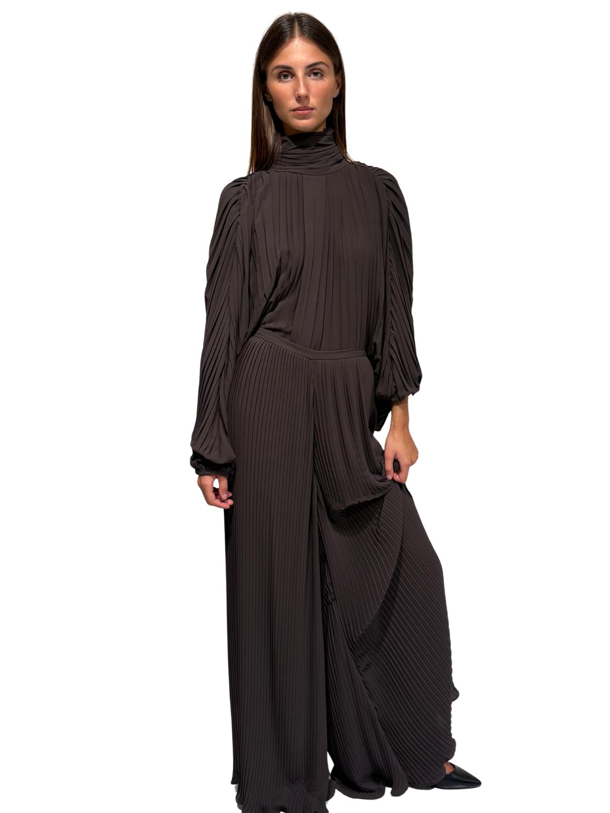 CA7057 PLEATED BLOUSE SILENCE