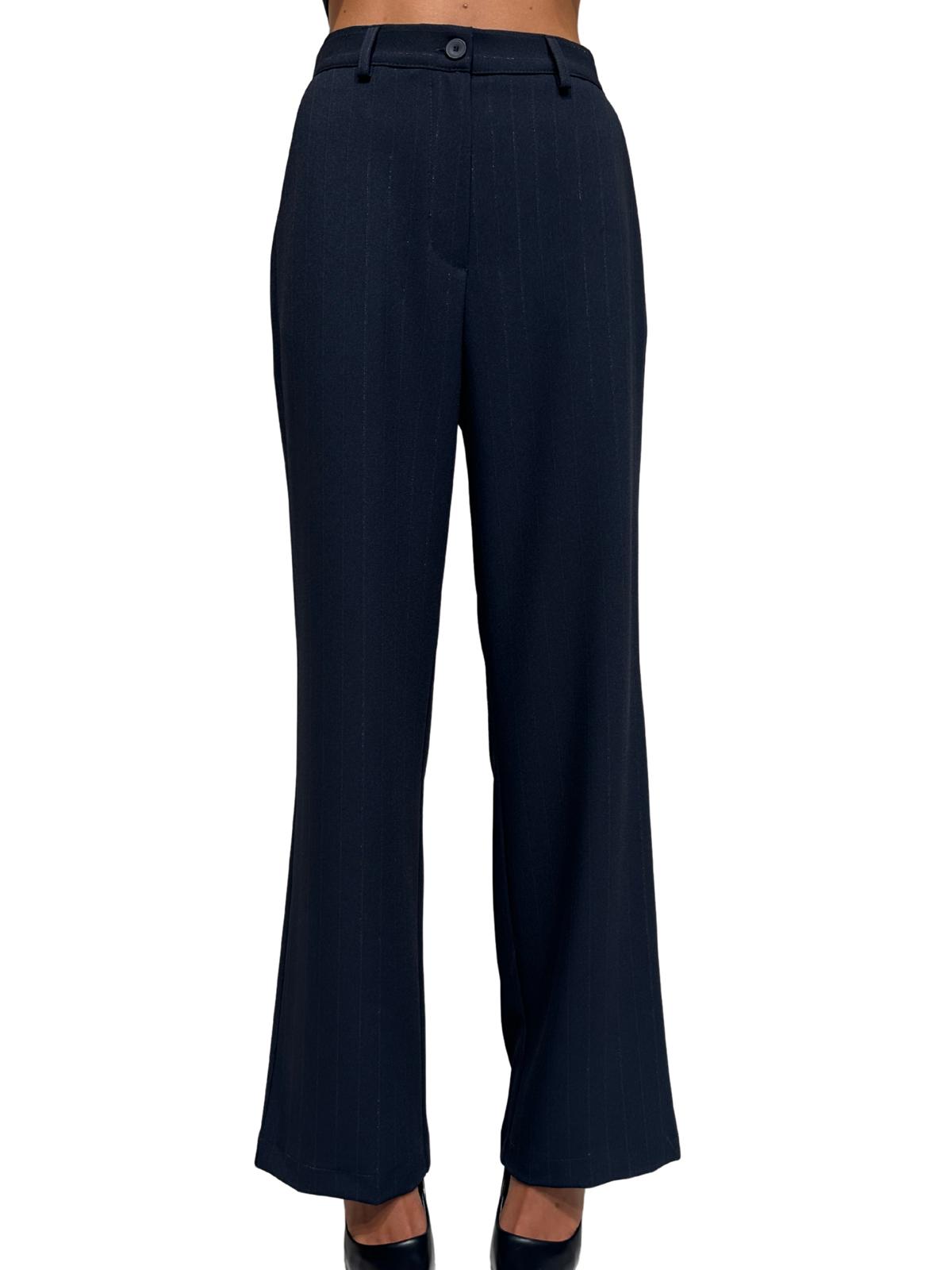 535310793 PANTALONE PALAZZO GESSATO LUREX ZAHJR