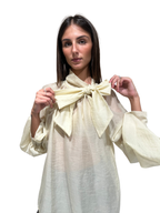 TAC0429 CAMICIA FIOCCO VICOLO