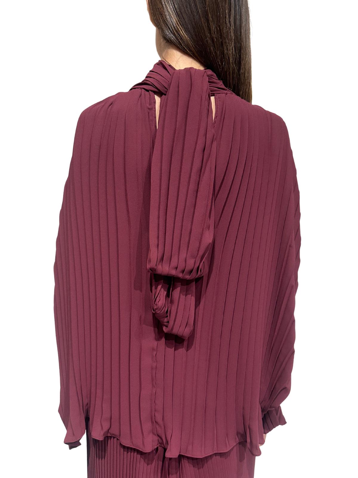 CA7057 PLEATED BLOUSE SILENCE