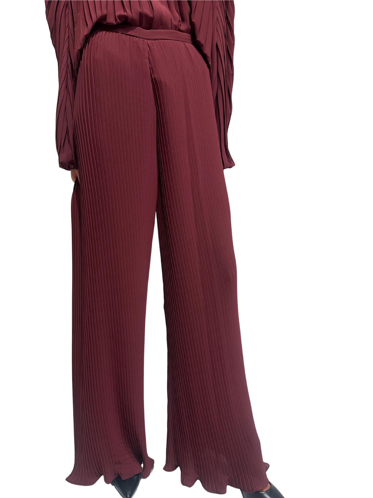 SLPA035 PANTALONE PLISSETTATO SILENCE
