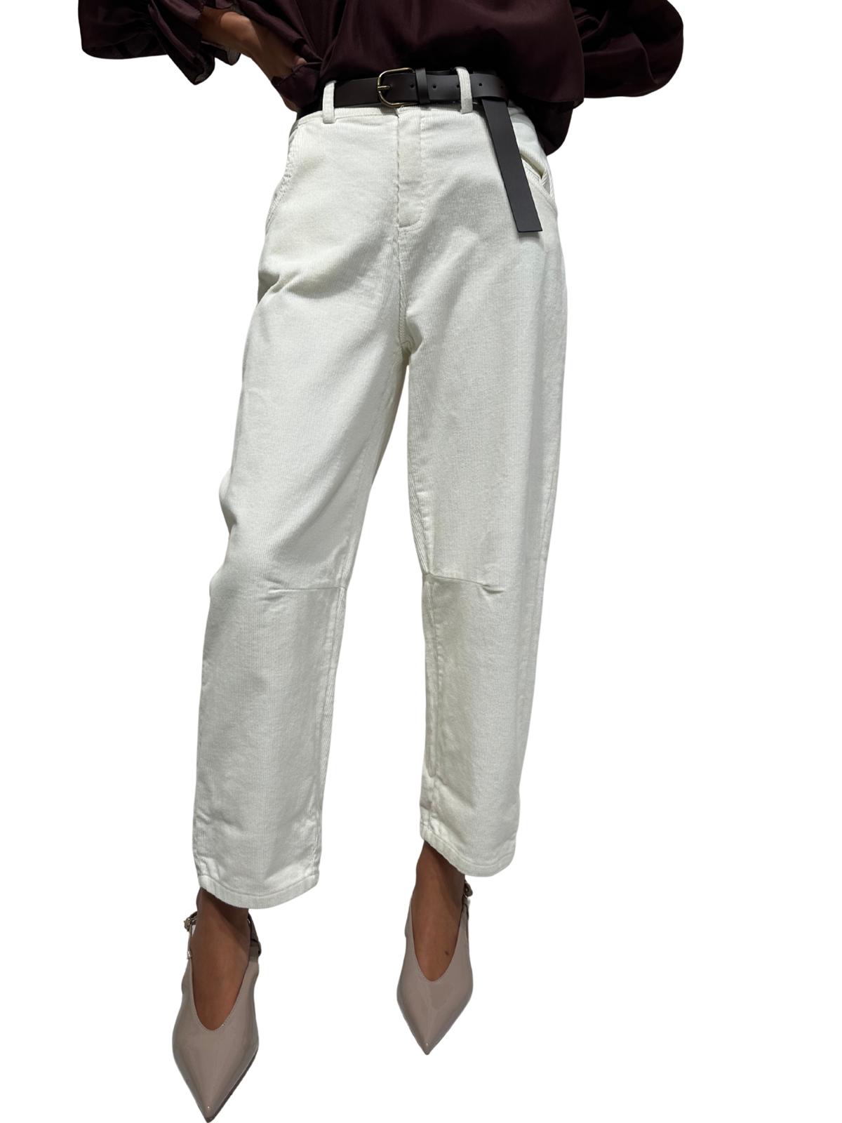 535310618 PANTALONE VELLUTO BALLOON ZAHJR