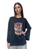 VICOLO - T-SHIRT MANICA LUNGA ALI E CHITARRA ART. RAC0263