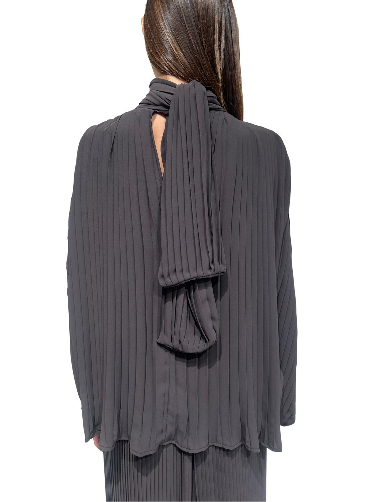 CA7057 PLEATED BLOUSE SILENCE