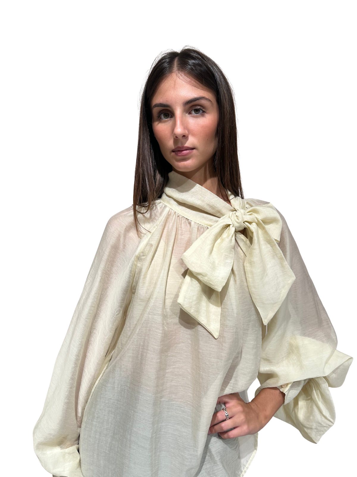 TAC0429 CAMICIA FIOCCO VICOLO