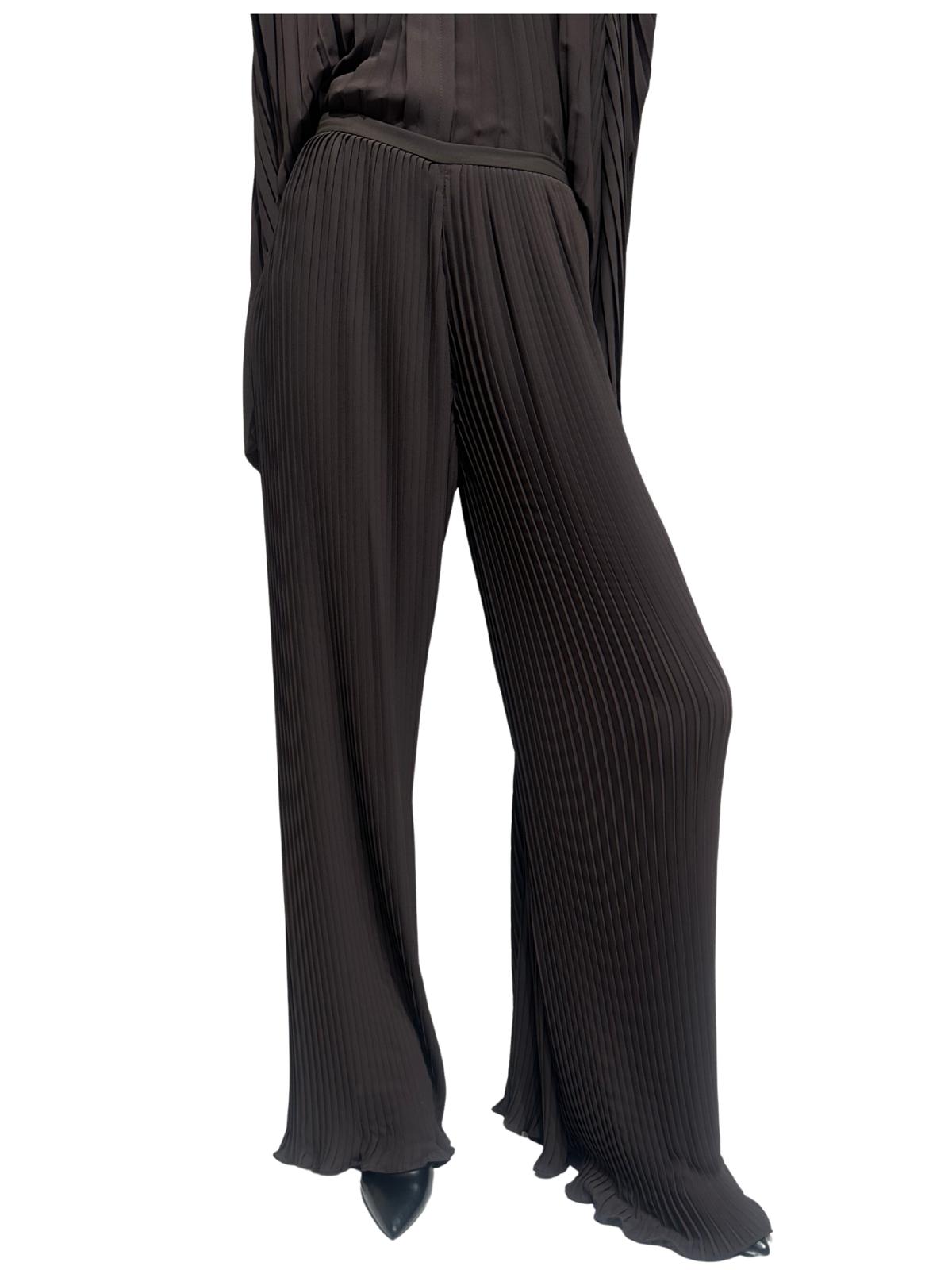 SLPA035 PANTALONE PLISSETTATO SILENCE