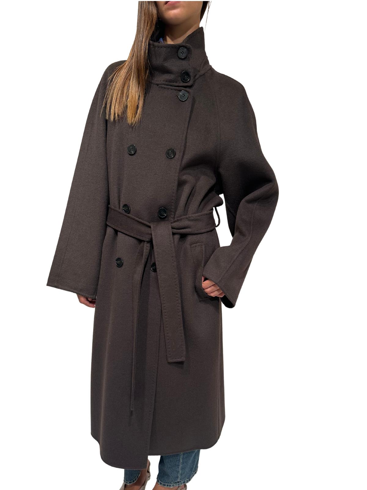 TAC0023 CAPPOTTO COLLETTO CON CINTURA VICOLO
