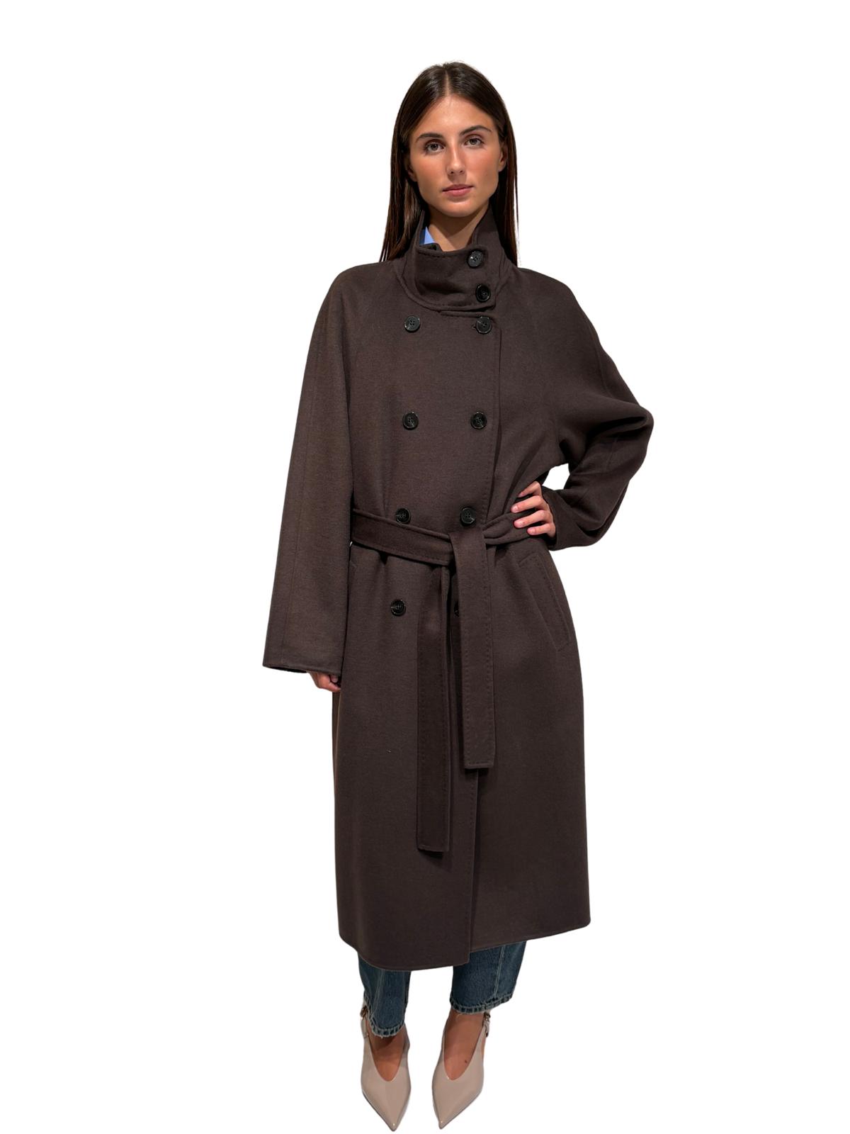 TAC0023 CAPPOTTO COLLETTO CON CINTURA VICOLO