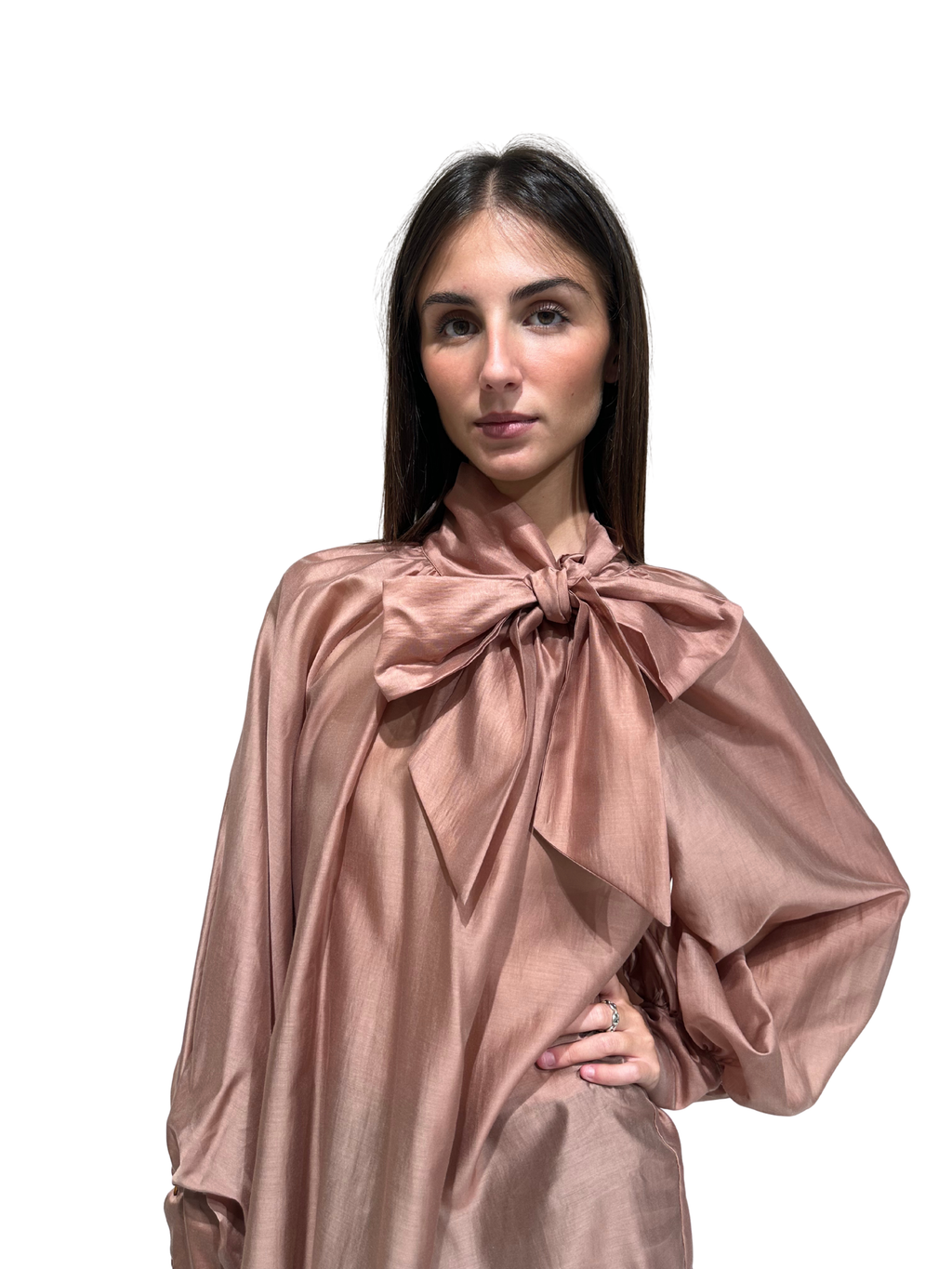 TAC0429 CAMICIA FIOCCO VICOLO