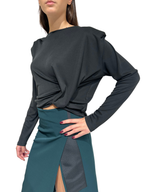 HAVEONE - MAGLIA COSTINA SPALLINE E ARRICCIO ART.MPA-R161