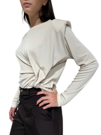HAVEONE - MAGLIA COSTINA SPALLINE E ARRICCIO ART.MPA-R161