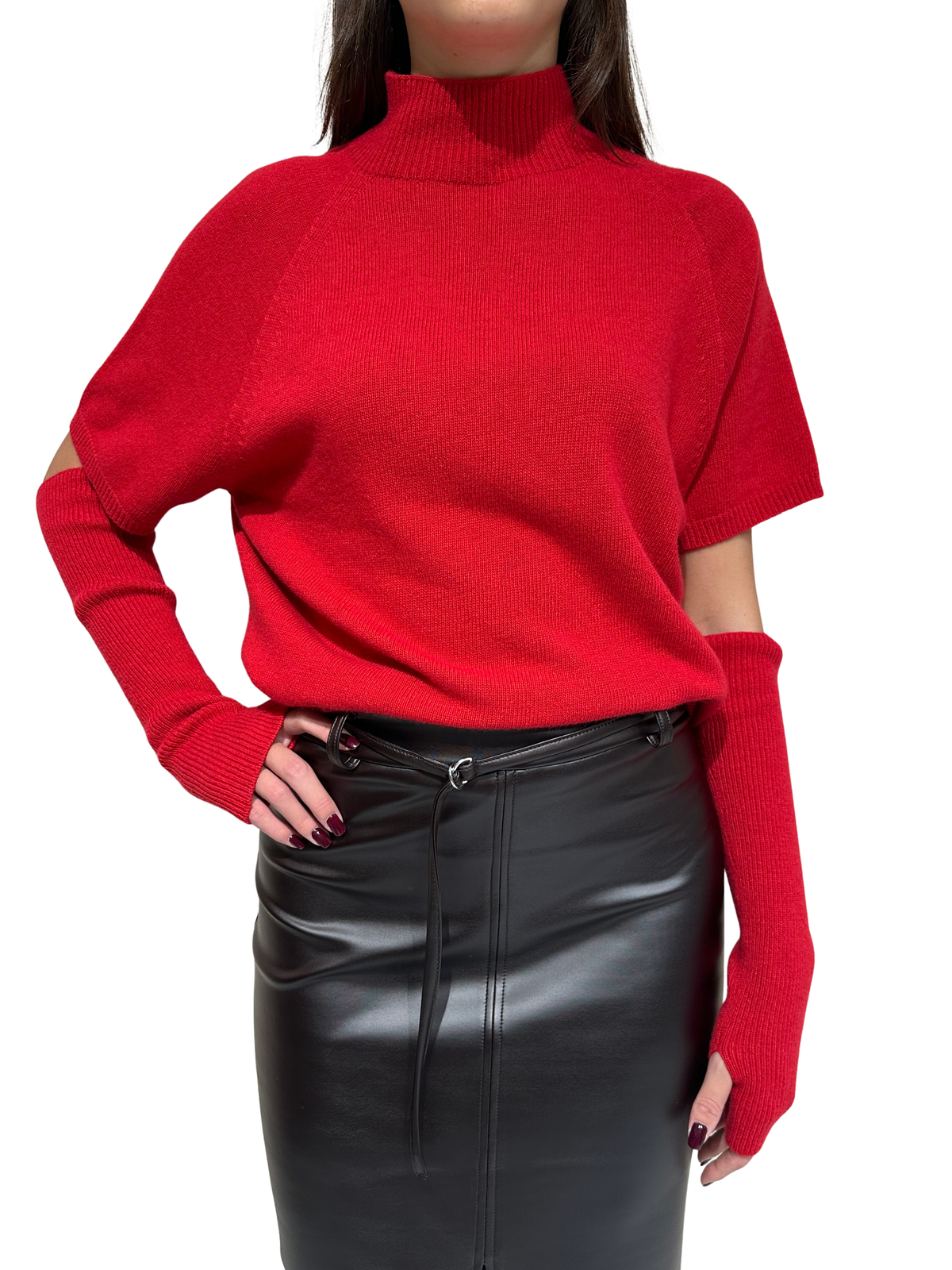 VICOLO - MAGLIA CON MANICOTTI ART. 7AC7190