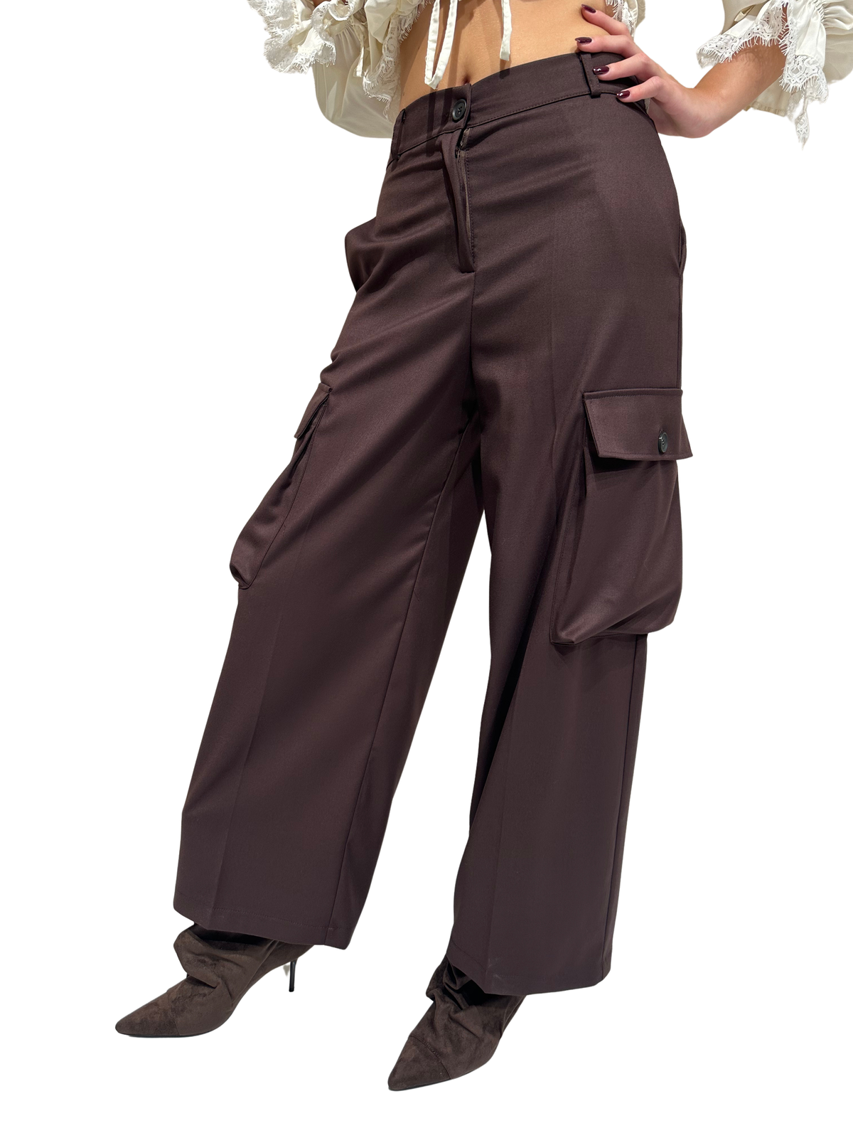 HAVEONE - PANTALONE MORO ART. PNO-R300