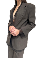 HAVEONE - GIACCA GESSATA CON PIZZO ART.JGE-R044