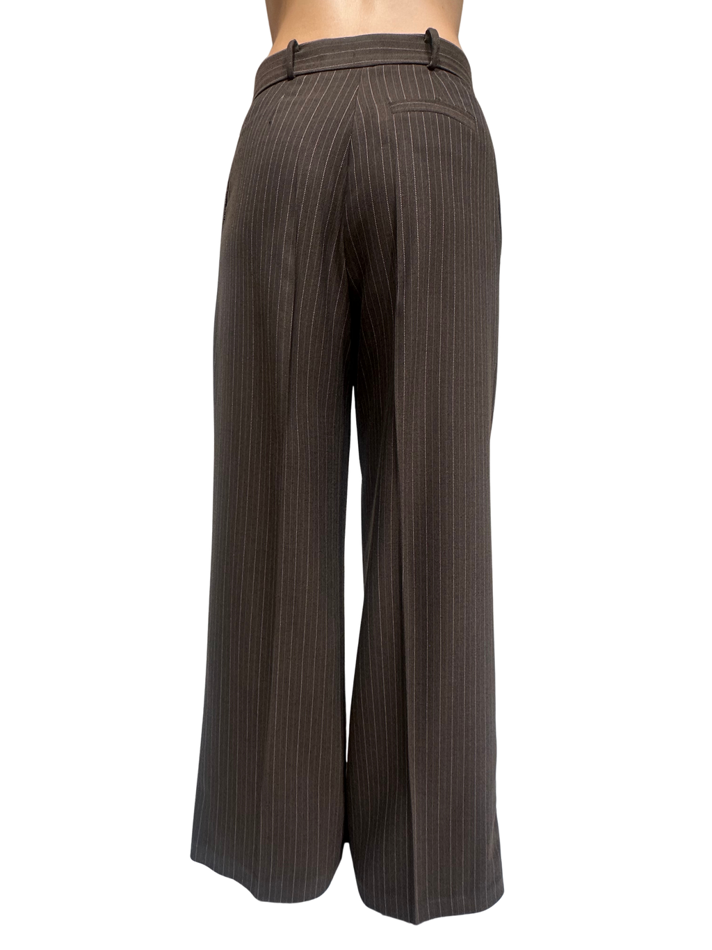HAVEONE - PANTALONE GESSATO A PALAZZO ART.PGE-R169