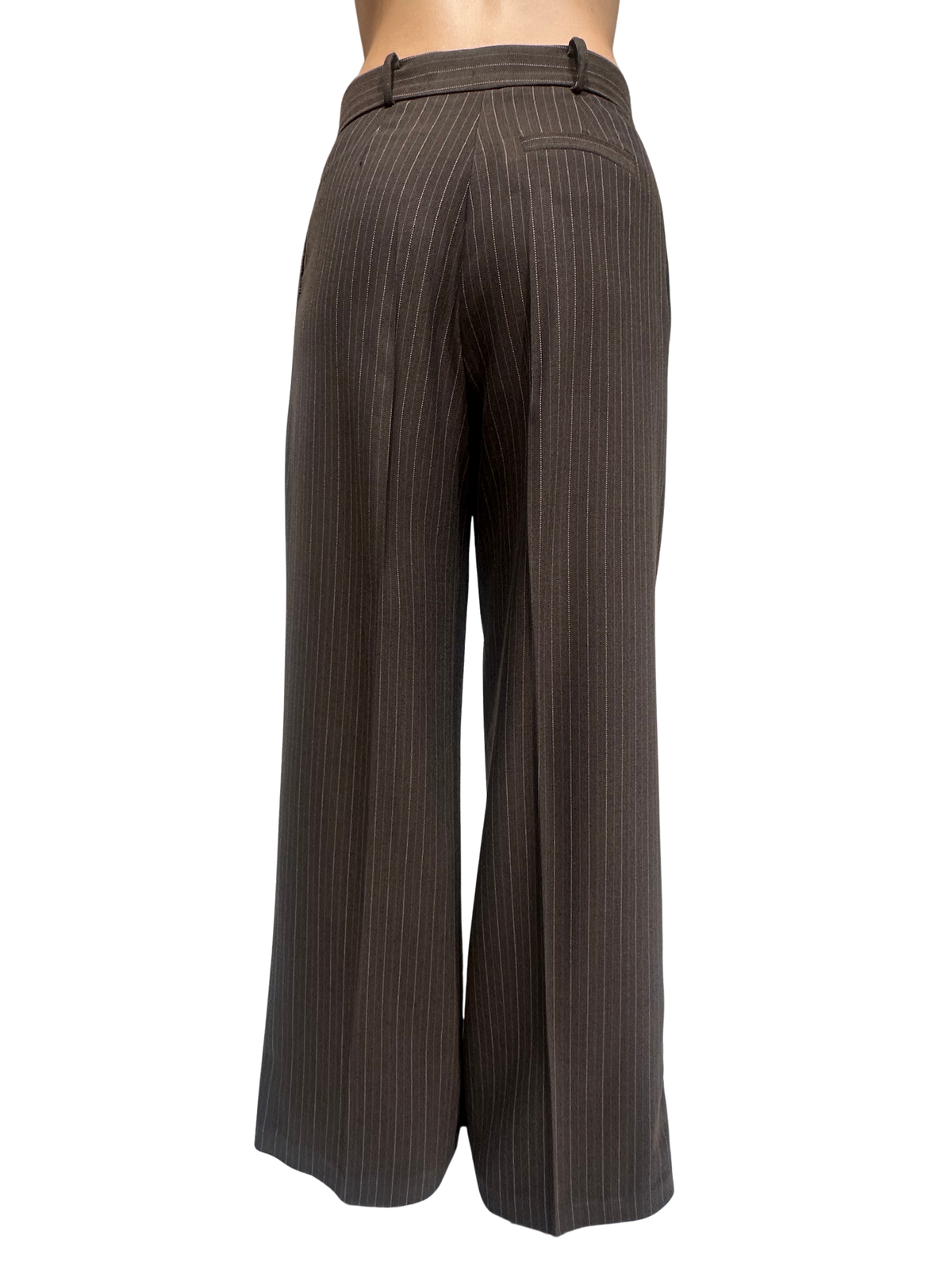 HAVEONE - PANTALONE GESSATO A PALAZZO ART.PGE-R169