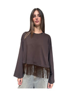 VICOLO - T-SHIRT CON FRANGE ART. UAC0155